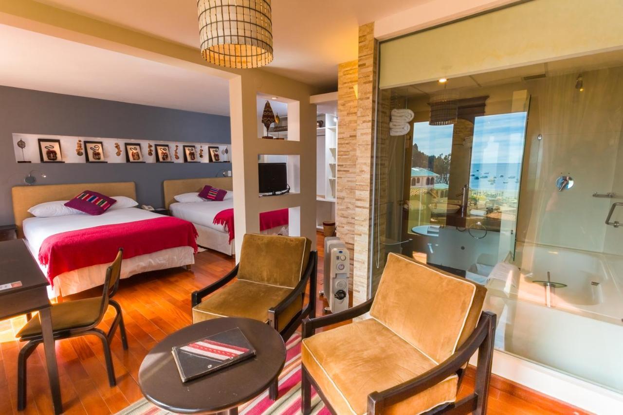קופקבאנה Hotel Rosario Lago Titicaca מראה חיצוני תמונה