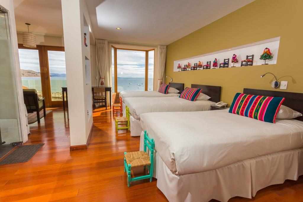 קופקבאנה Hotel Rosario Lago Titicaca מראה חיצוני תמונה