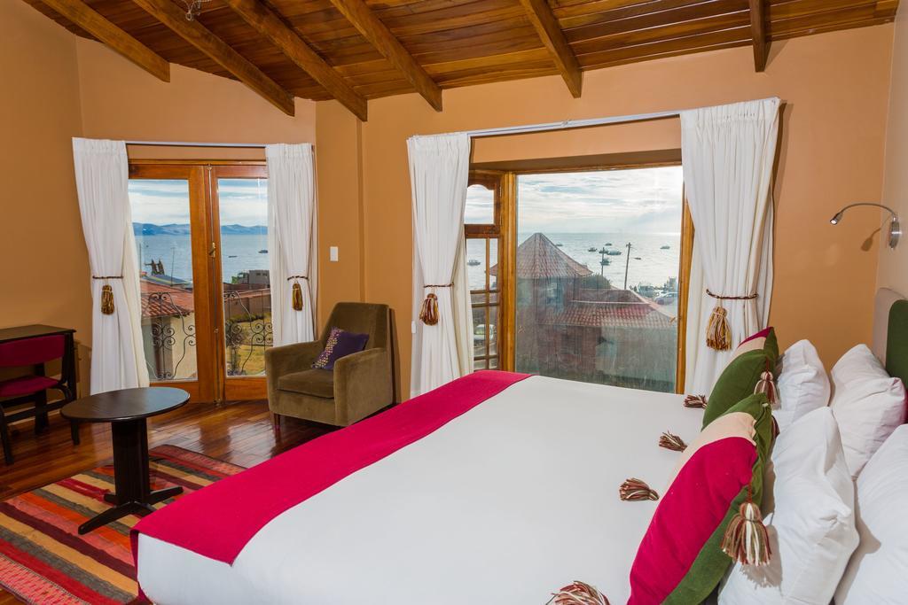 קופקבאנה Hotel Rosario Lago Titicaca מראה חיצוני תמונה