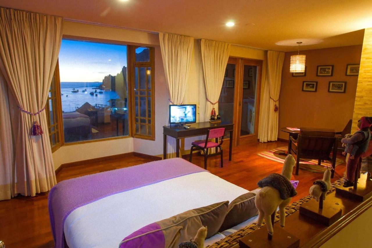 קופקבאנה Hotel Rosario Lago Titicaca חדר תמונה